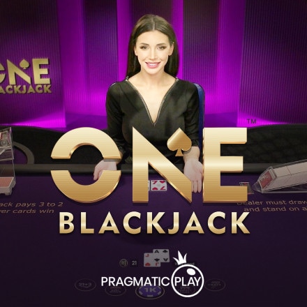 One Blackjack table with a single dealt hand and betting chips